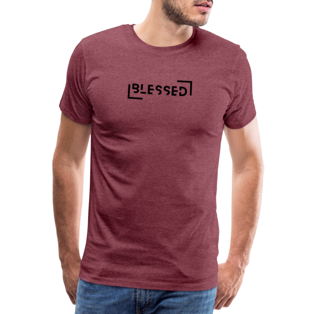 Blessed Men’s Premium T-Shirt - heather burgundy