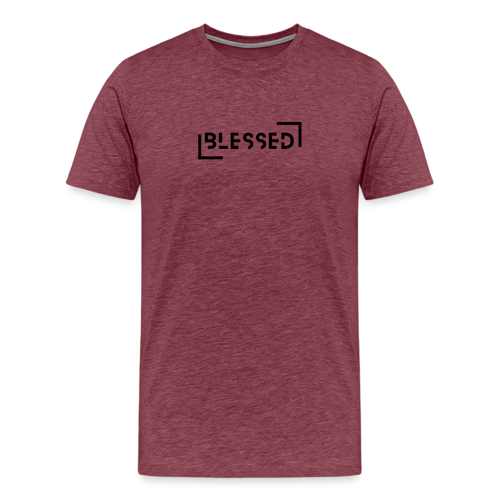 Blessed Men’s Premium T-Shirt - heather burgundy