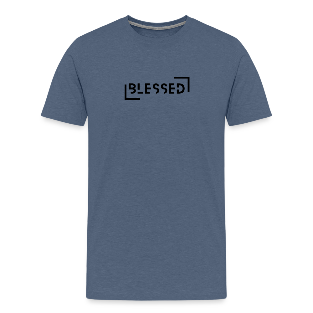 Blessed Men’s Premium T-Shirt - heather blue