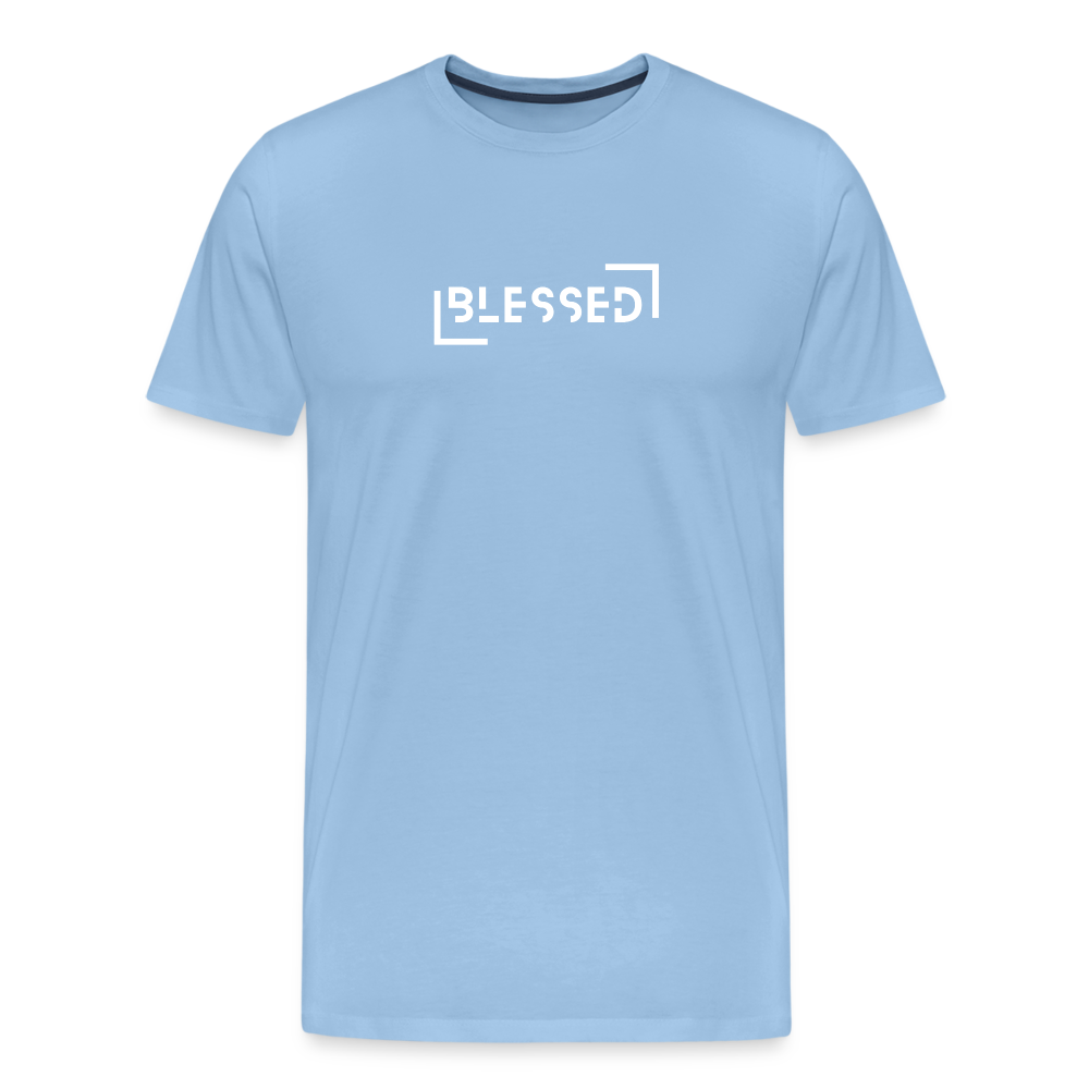 Blessed Men’s Premium T-Shirt - sky