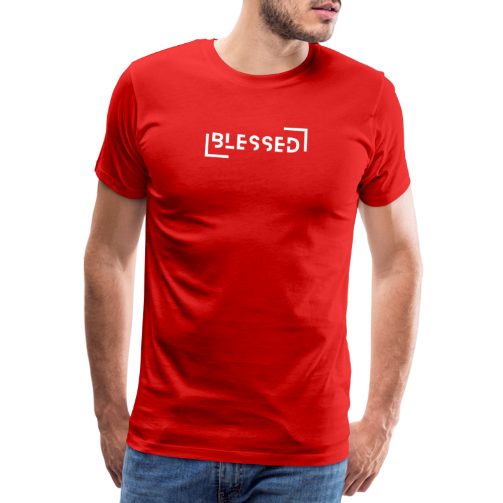 Blessed Men’s Premium T-Shirt - red