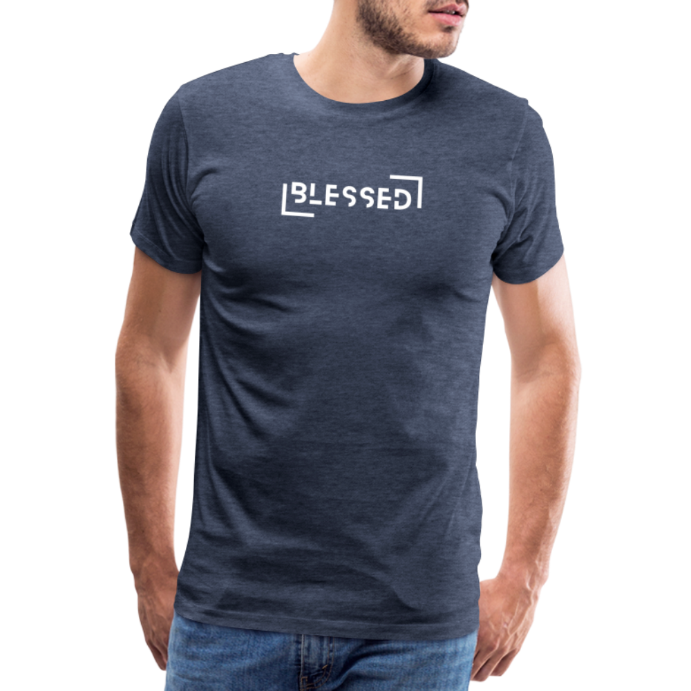 Blessed Men’s Premium T-Shirt - heather blue