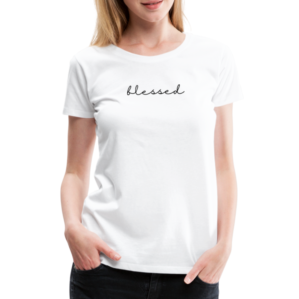 Blessed Women’s Premium T-Shirt - white