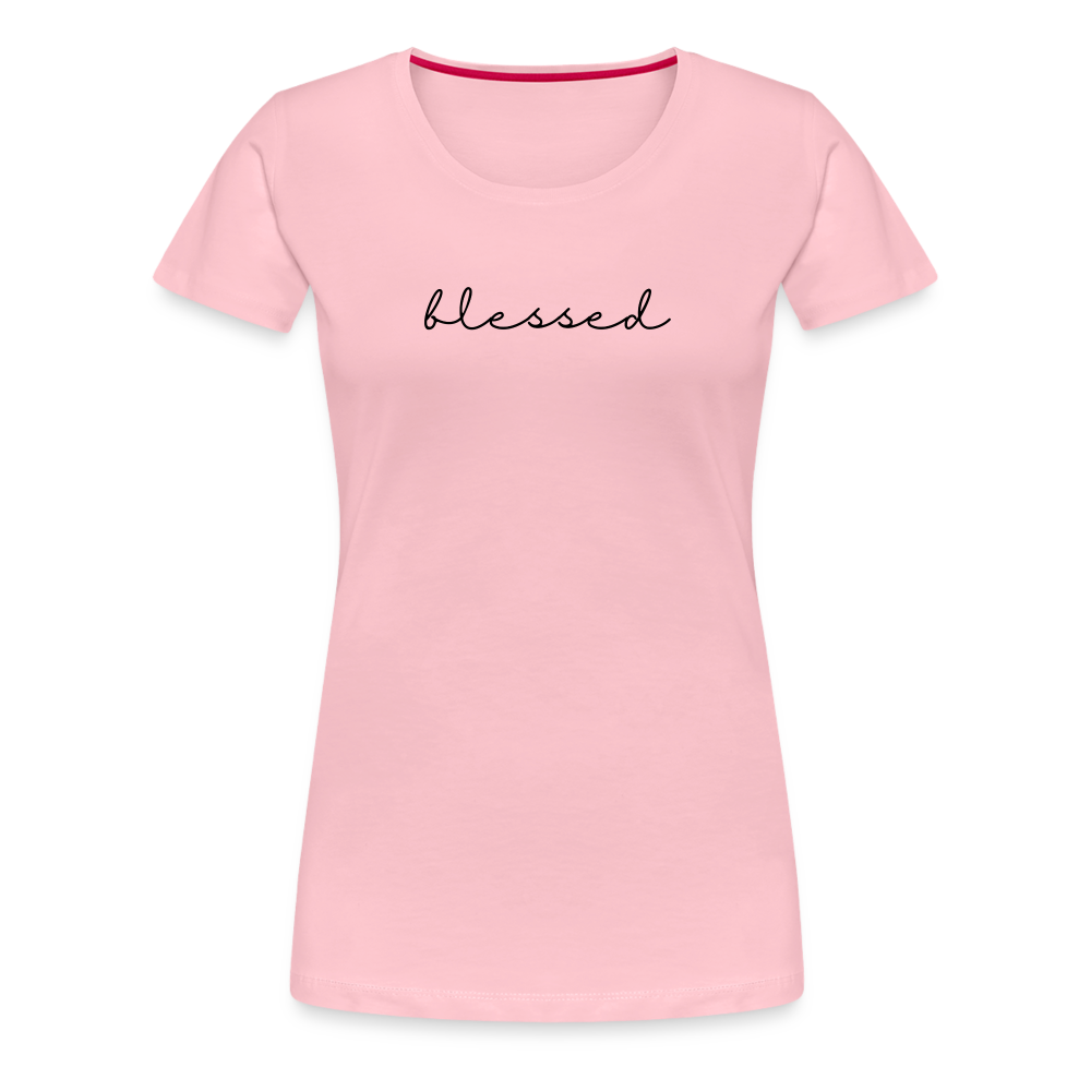 Blessed Women’s Premium T-Shirt - rose shadow