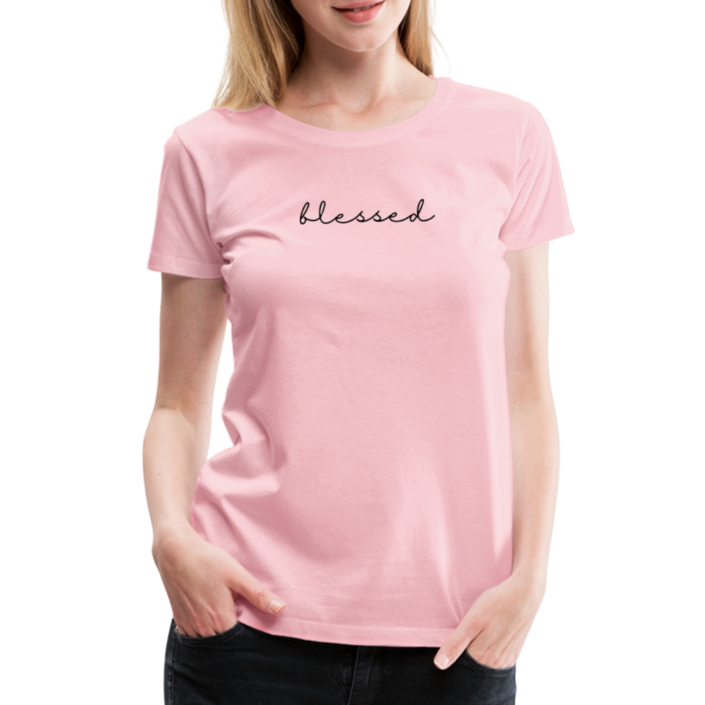 Blessed Women’s Premium T-Shirt - rose shadow