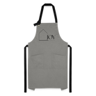 Joy in the house of the Lord Artisan Apron - grey/black