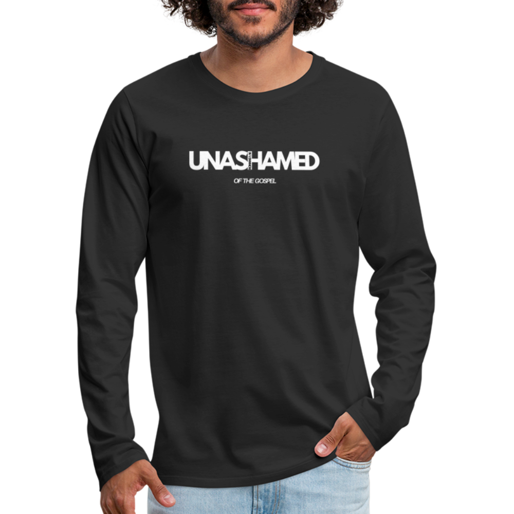 Unashamed Men's Premium Longsleeve Shirt - black