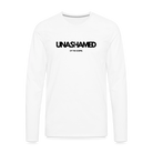 Unashamed Men's Premium Longsleeve Shirt - white