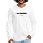 Unashamed Men's Premium Longsleeve Shirt - white