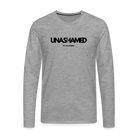 Unashamed Men's Premium Longsleeve Shirt - heather grey