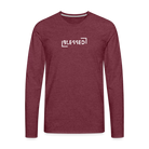 Blessed Men's Premium Longsleeve Shirt - heather burgundy