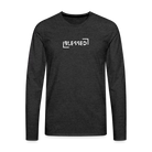 Blessed Men's Premium Longsleeve Shirt - charcoal grey