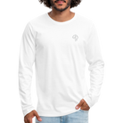 1 OAK Men's Premium Longsleeve Shirt - white