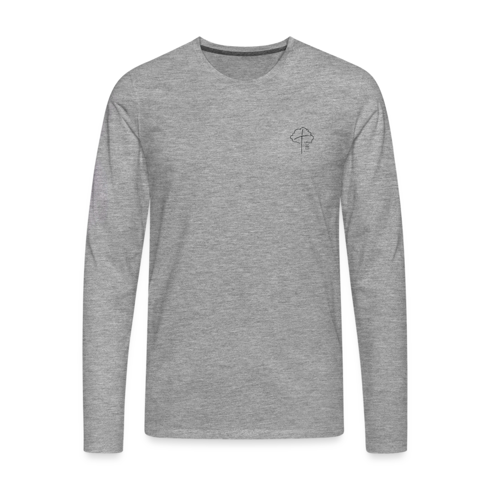 1 OAK Men's Premium Longsleeve Shirt - heather grey