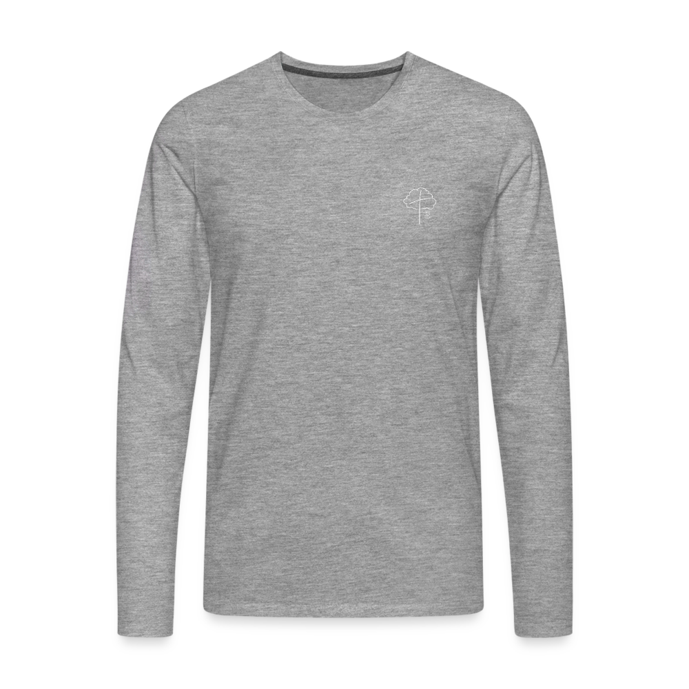 1 OAK Men's Premium Longsleeve Shirt - heather grey