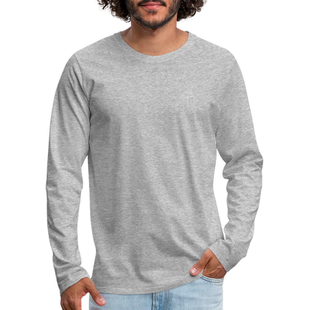 1 OAK Men's Premium Longsleeve Shirt - heather grey