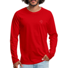 1 OAK Men's Premium Longsleeve Shirt - red