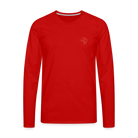 1 OAK Men's Premium Longsleeve Shirt - red