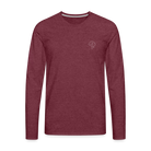 1 OAK Men's Premium Longsleeve Shirt - heather burgundy