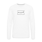 Saved by grace Men's Premium Longsleeve Shirt - white