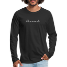 Blessed Men's Premium Longsleeve Shirt - black