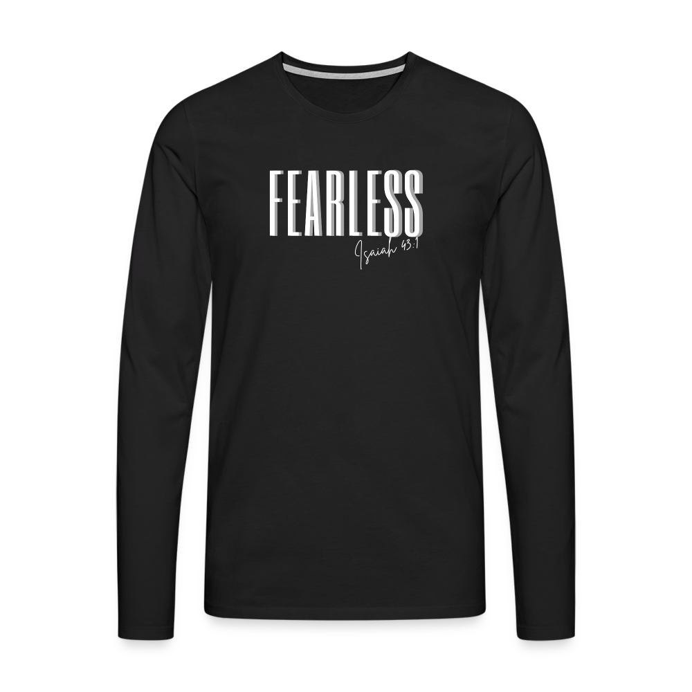 Fearless Men's Premium Longsleeve Shirt - black