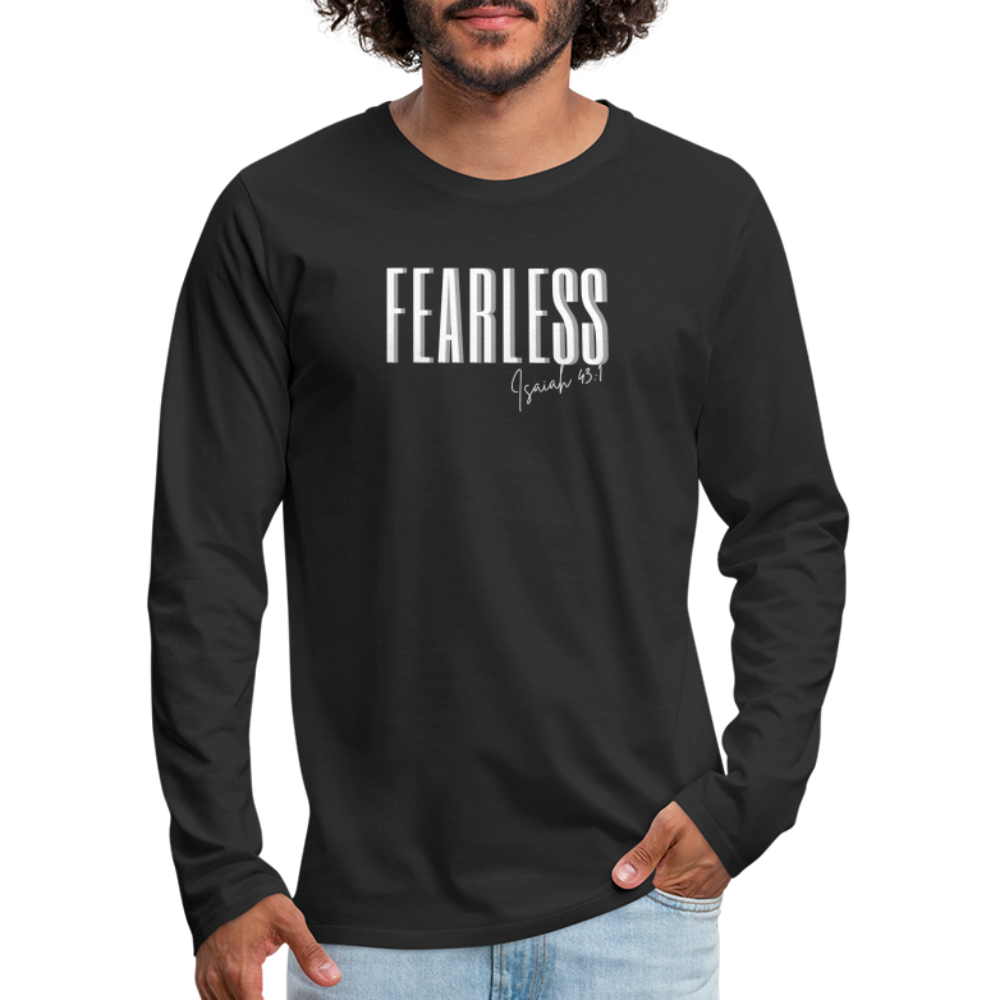 Fearless Men's Premium Longsleeve Shirt - black