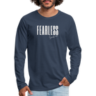 Fearless Men's Premium Longsleeve Shirt - navy