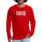 Fearless Men's Premium Longsleeve Shirt - red