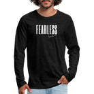 Fearless Men's Premium Longsleeve Shirt - charcoal grey