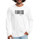 Fearless Men's Premium Longsleeve Shirt - white