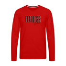 Fearless Men's Premium Longsleeve Shirt - red