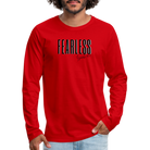 Fearless Men's Premium Longsleeve Shirt - red