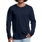 Walk the faith Men's Premium Longsleeve Shirt - navy