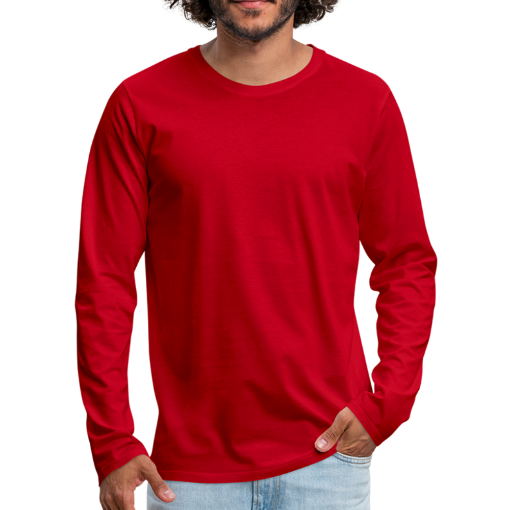 Walk the faith Men's Premium Longsleeve Shirt - red