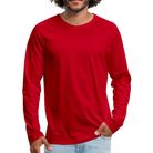 Walk the faith Men's Premium Longsleeve Shirt - red