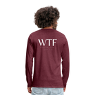 Walk the faith Men's Premium Longsleeve Shirt - heather burgundy