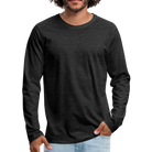 Walk the faith Men's Premium Longsleeve Shirt - charcoal grey