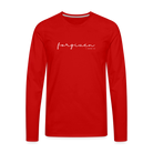 Forgiven Men's Premium Longsleeve Shirt - red