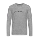 Forgiven Men's Premium Longsleeve Shirt - heather grey