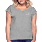 Blessed Women’s T-shirt with rolled sleeves - heather grey