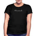 Blessed Women’s Premium T-Shirt with rolled sleeves - black