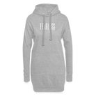 Fearless Hoodie Dress - heather grey