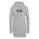 Fearless Hoodie Dress - heather grey