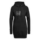 Faith Hope Love Hoodie Dress - black