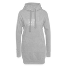 Faith Hope Love Hoodie Dress - heather grey