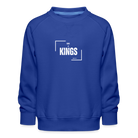 King of Kings Kids’ Premium Sweatshirt - royal blue