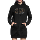 Praise Hoodie Dress - black