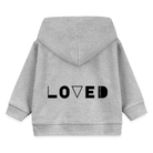 LOVED Baby Hoodie CRUISER - heather grey