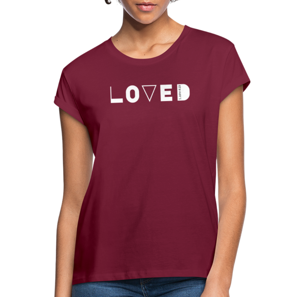 Loved Women’s T-Shirt - bordeaux
